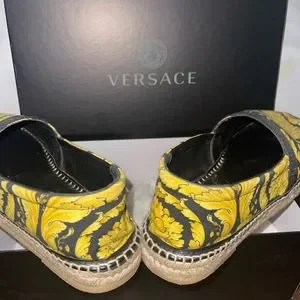 Versace | Shoes | Signature Gold And Black Versace Mens  display picture 1